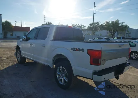2019 Ford F-150 Platinum from USA, damaged, VIN 1FTEW1E44KFA76861